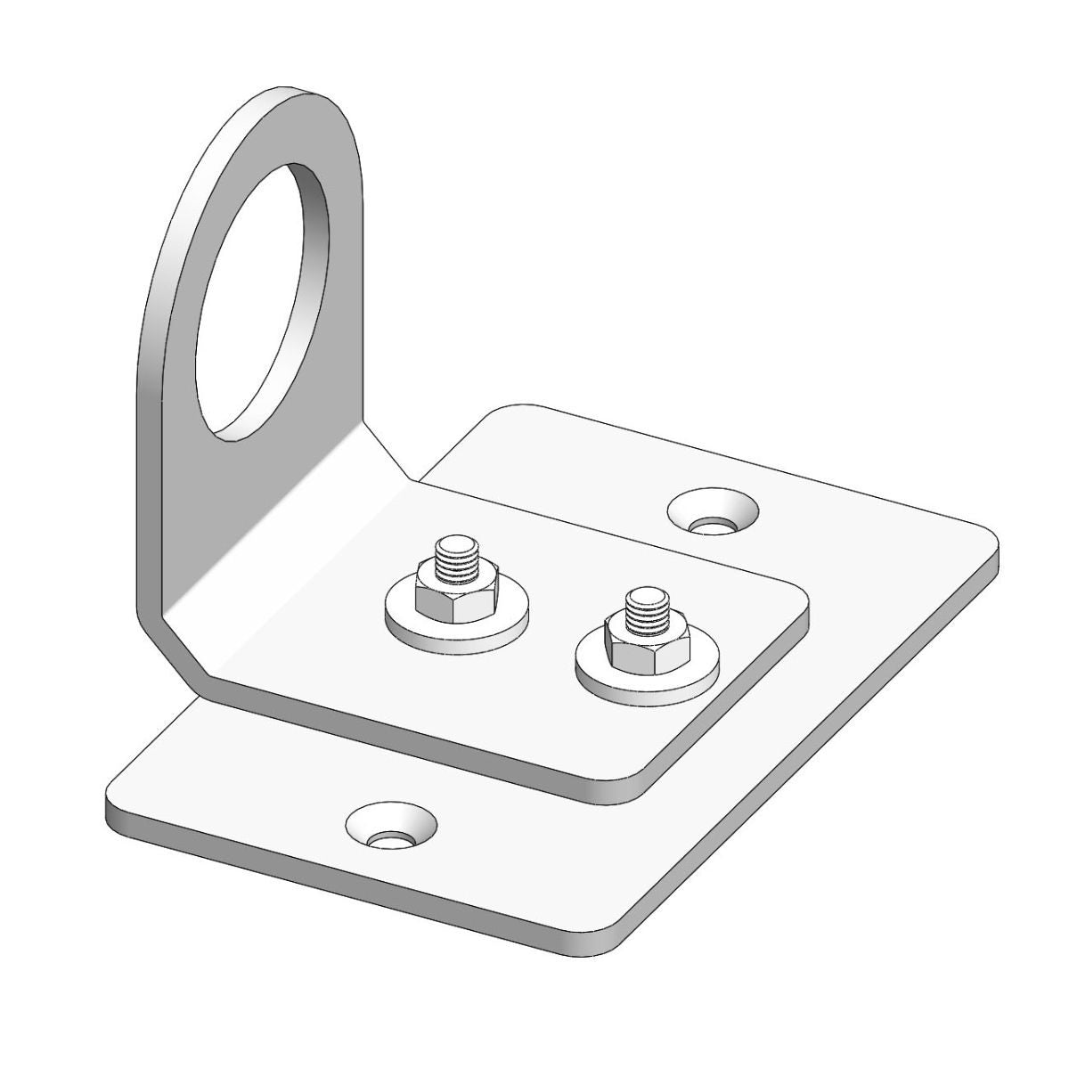 Palmer Wahl 16651 | R60 Surface Mount Bracket, 1 Axis | Fixed, 30.5 mm - generaltechuae