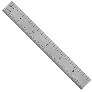 Flexbar 16760 | Flexible Steel Inch Rule, 5R | 6 in, ½ in wide - generaltechuae