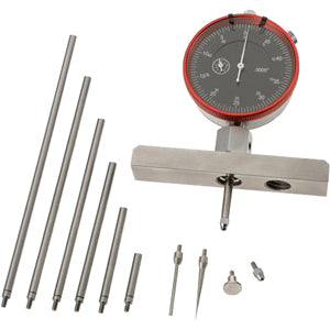 Flexbar 16835 | Dial Indicator Depth Gauge Set | 0-22 in, .0005 in Resolution - generaltechuae