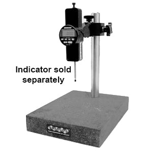 Flexbar 17493 | Heavy-Duty Stem-mount Granite Base Indicator Stand | 9" x 12" x 2" - generaltechuae