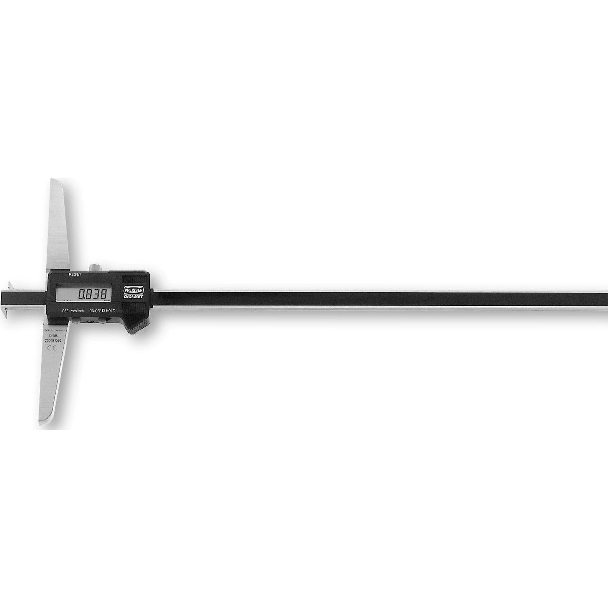 Flexbar 18218 | DIGI-MET Offset Legs Depth Gauge | 0-20 in, .0005 in Resolution - generaltechuae