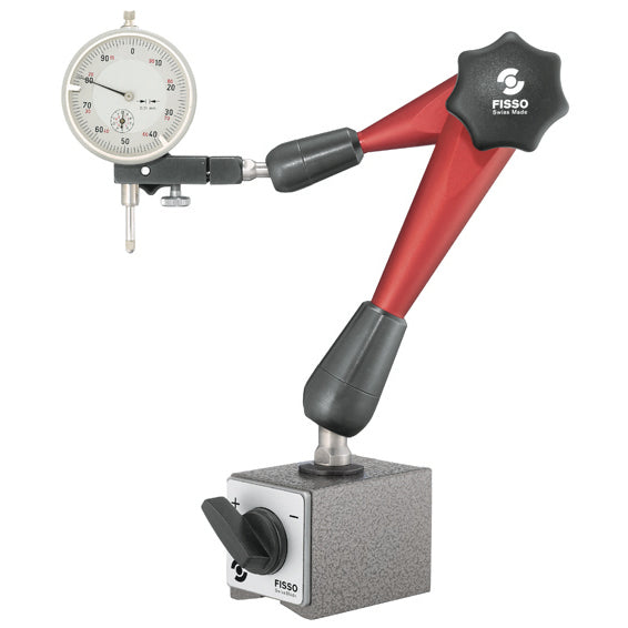 Flexbar 18416 | Medium Strato Line 3D Articulated Gaging Arm | Switch Magnet Base, 15.4 in-M - generaltechuae