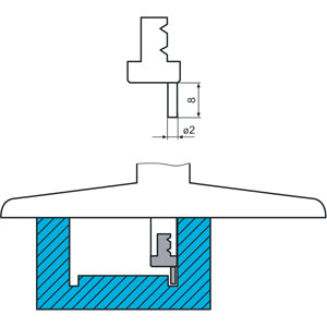 Flexbar 18526 | Insert for DIGI-MET Depth Gauge | With Hook - generaltechuae (4)