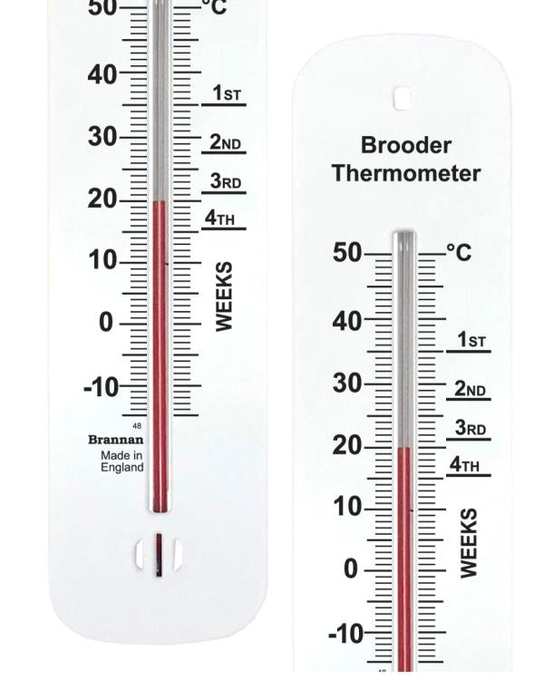 Brannan 20/155/2 | Plastic Wall Brooder Thermometer | 150 mm, -10 to +50 °C - generaltechuae (2)