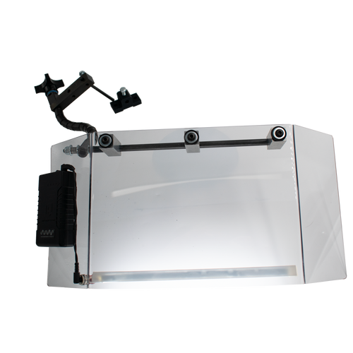 Flexbar 13170 | Visorguard-LED Machine Guard | 16 x 8 in Shield, 12V Wall Transformer - generaltechuae (2)