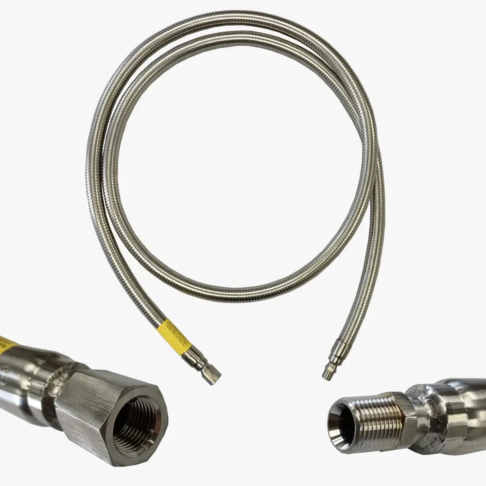 CONCOA 5290262 | Tube Trailer Hose | 24 ft (7.3 m), 3,700 PSIG, 316L Stainless