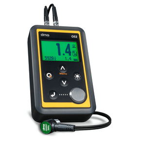 DMQ Ultrasonic wall thickness gauge for Steel | with Data Logging QS2 DLS | Range: 1 to 250mm / 0.025 to 9.84in