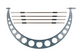 Mitutoyo 104-146A | Interchangeable Anvil Micrometer | Range 700 - 800 mm Metric | Graduation 0.01 mm