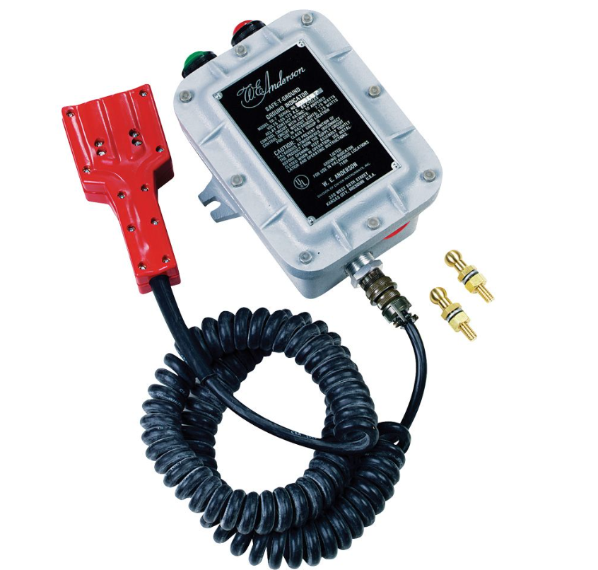Dwyer Instruments TR-7-ABXL | Ground Continuity Control with 72" cable | Battery type contactor with pilot lights