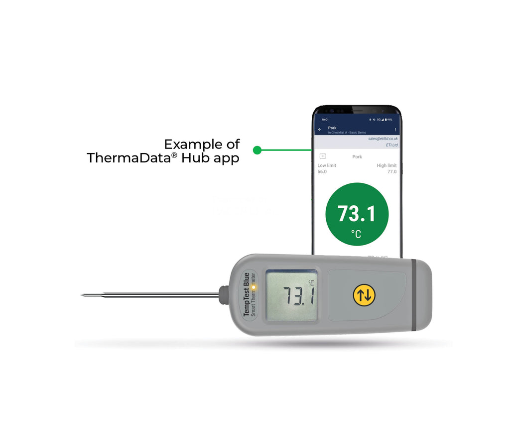 ETI 292-910 | TempTest Blue Thermometer | Bluetooth, Type K, -49.9 to 299.9 °C, IP67 - generaltechuae (5)