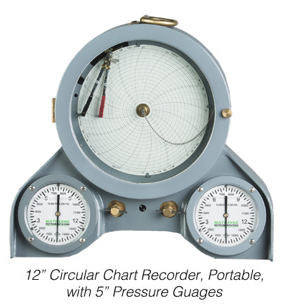 Matherne 12 in Circular Chart Recorder | up to 20,000 psi, 0.5% FS, 1 or 2 Pen - generaltechuae (2)