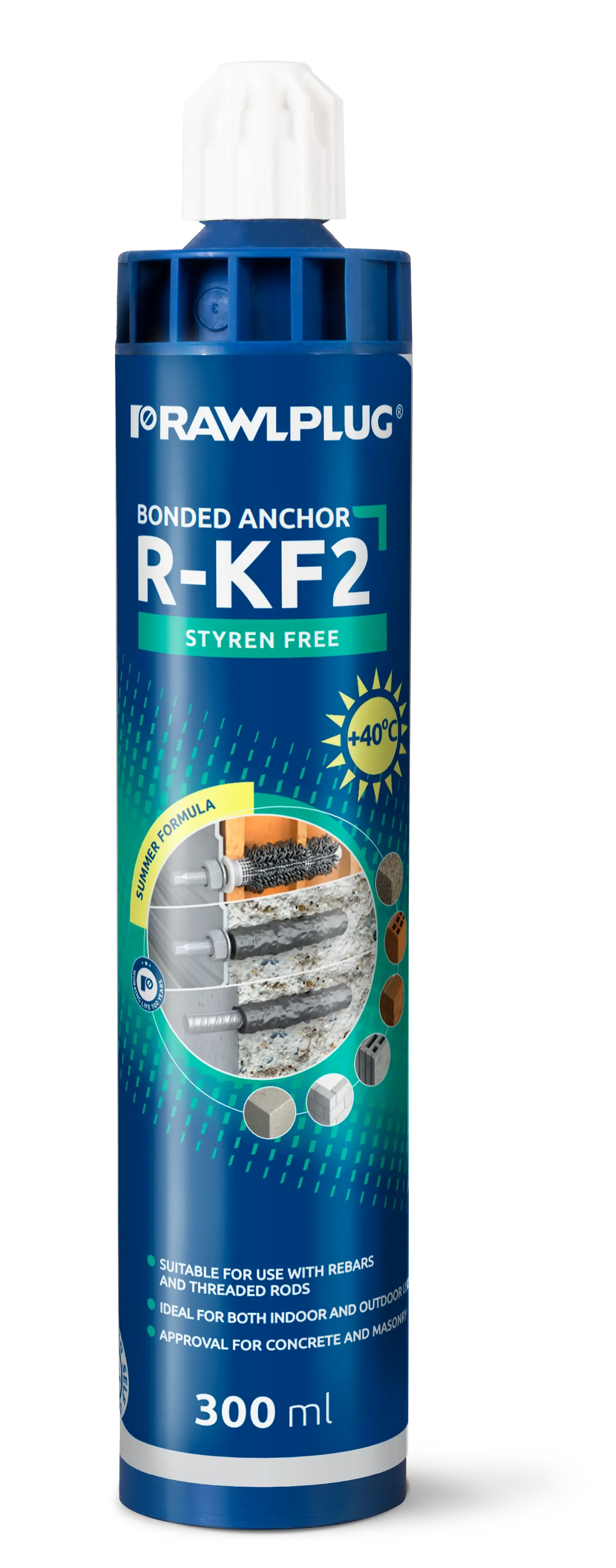 Rawlplug R-KF2-300-S | R-KF2 Universal Bonded Anchor, Summer Version | 300 ml - generaltechuae (2)