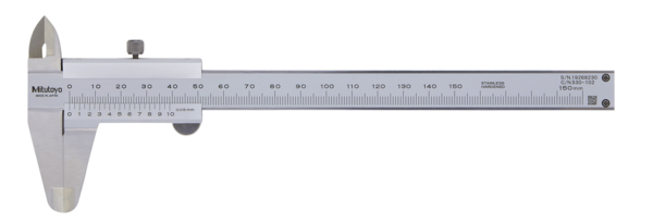 Mitutoyo 530-102 Vernier Caliper 0 - 150 mm, Graduation 0.05 mm