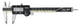 Mitutoyo 500-159-30 Digital ABS AOS Caliper, OD Carb. Jaws Inch/Metric, 0 - 150 mm
(0 - 6")