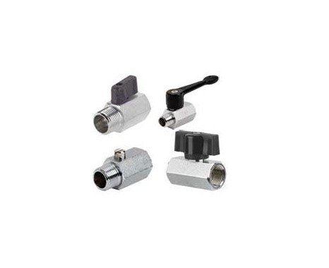 Dwyer Instruments MV5-SF1 | Mini brass Ball Valve | Screwdriver slot | 1/8" pipe size