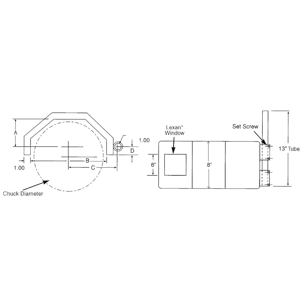 Flexbar 13251 | Small Chuckguard Lathe Chuck Shield | Chucks up to 20 in - generaltechuae (2)