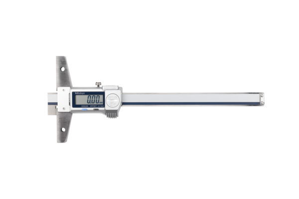 Mitutoyo 571-264-20 Digital Coolant Proof Hook End Depth Gauge 10 - 160 mm (0 - 150 mm) / .4 - 6.4" (0 - 6"), Resolution 0.01 mm / .0005"