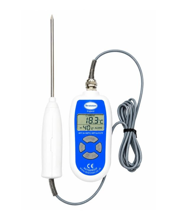 Brannan 38/600/0 | High Precision Waterproof Probe Thermometer | -40 to 300 °C, IP68 - generaltechuae