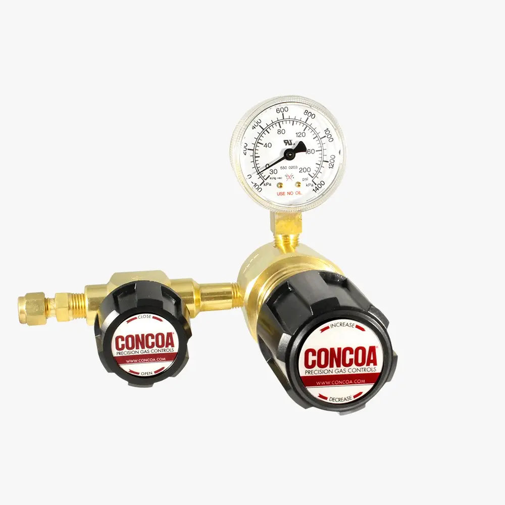 CONCOA 405 Series | Brass Line Regulator | 0-15 to 0-500 PSIG Ranges, Brass