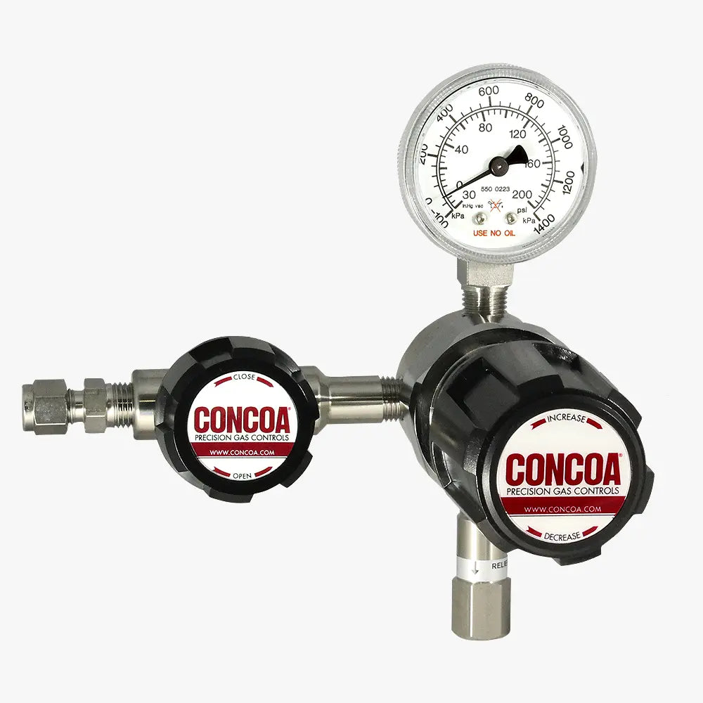 CONCOA 425 Series | Stainless Steel Line Regulator | 316L Stainless, Full Cylinder Rating