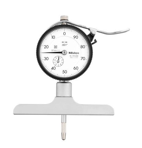 Mitutoyo 7218A | Dial Indicator Depth Gauge | Series 7 | Graduation 0.001 Inch | Stroke 1 Inch | Accuracy ±0.002 Inch | Weight 320 g