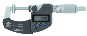 Mitutoyo 323-350-30 Digital Disc Micrometer IP65
Inch/Metric, 0-1", Disk=20mm