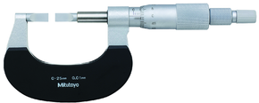Mitutoyo 122-105 Blade Micrometer, Hardened Steel Blade 100-125mm, 0.75mm Blade