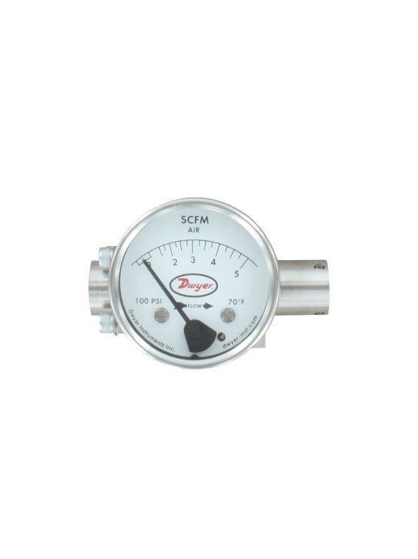 Dwyer Instruments DTFF-1S-4W | Variable-Area Flowmeter for Low Flow Rates | Range 0-4 GPH | Water calibration | 1/4" NPT