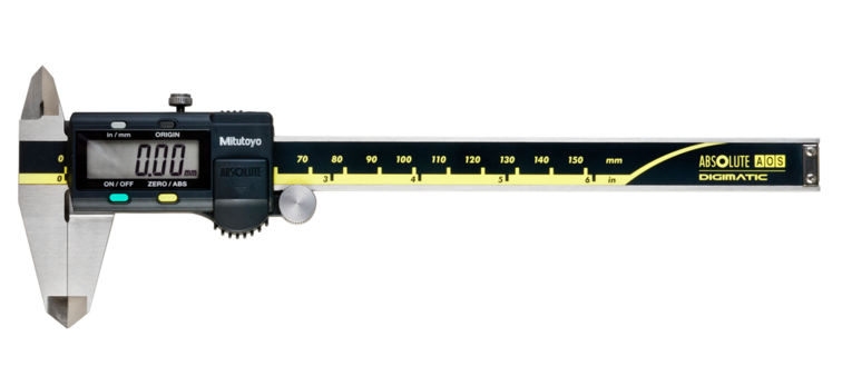 Mitutoyo 500-178-30 Digital ABS AOS Caliper, Inch/Metric, 0-150mm, 0-6"