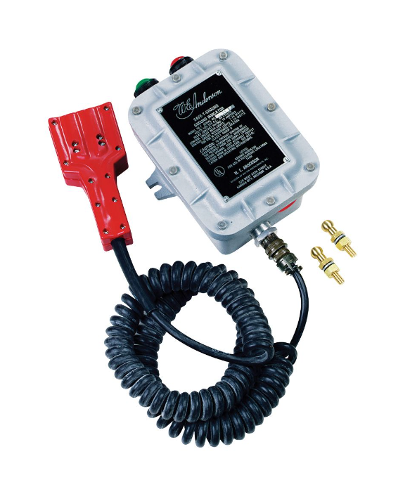 Dwyer Instruments TR-7-ABL | Ground continuity control with 36" cable | Battery type contactor with pilot lights