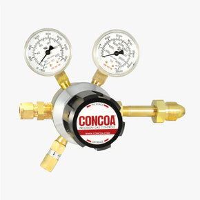 CONCOA 485 Series | High Flow Source Regulator | 3000 PSIG Inlet, Brass, Cleanroom Assembled