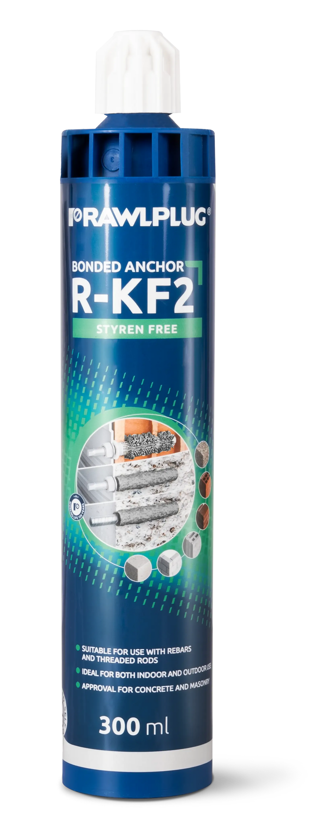 Rawlplug R-KF2-175 | R-KF2 Universal Bonded Anchor | 175 ml cartridge - generaltechuae (2)