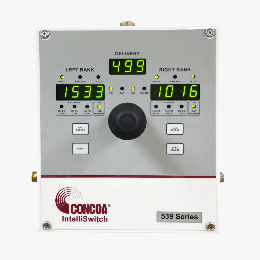 CONCOA 539 Series IntelliSwitch I | Electronic Gas Switchover | 3000 PSIG Inlet, NEMA 12