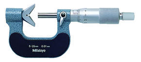 Mitutoyo 114-161 3 Flute V-Anvil Micrometer 1-15mm