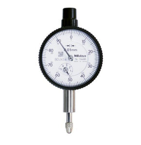 Mitutoyo 1044AB | Dial Gauge | Flat Back | Series 1 | ISO Type | Graduation 0.01 mm | Range 5 mm