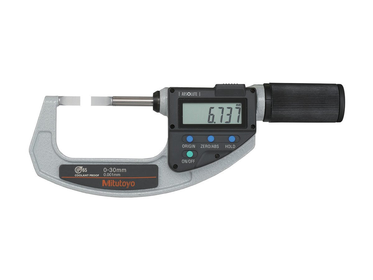 Mitutoyo 422-421-20 Absolute Digital Blade Mic. QuickMike Inch/Metric, IP65, 0-1.2"