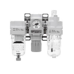 SMC AC60-10G-B | Air Filter, Regulator and Lubricator Unit | Material Polycarbonate Case | Filter Rating 5¼m