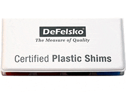 DeFelsko STDCS40 | CS40 Certified Plastic Shim | 1000 µm, ±2 µm - generaltechuae