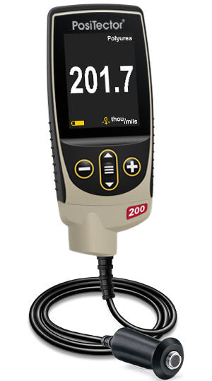 DeFelsko 200D1 | PosiTector 200 D Coating Thickness Gauge, Standard | 50–7600 µm, Standard Body - generaltechuae