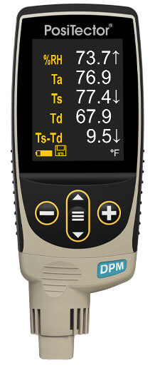 DeFelsko DPMIR3 | PosiTector DPM IR Dew Point Meter, Advanced | Infrared Surface Sensor, Advanced Body - generaltechuae