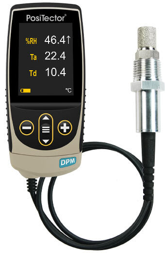 DeFelsko DPMD3 | PosiTector DPM D Dew Point Meter, Advanced | 1/2 in NPT Cabled Probe, Advanced Body - generaltechuae