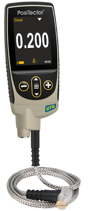 DeFelsko UTGCX3 | PosiTector UTG CX Ultrasonic Thickness Gauge, Advanced | Xtreme Braided Cable, up to 125 mm - generaltechuae