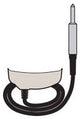 DeFelsko PRBN0S | PosiTector 6000 N0S Probe Only | Non-Ferrous, 0–625 µm, 0° Microprobe - generaltechuae