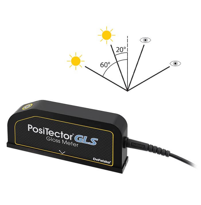 DeFelsko PRBGLS2060 | PosiTector GLS 20/60 Gloss Probe Only | 20°/60° Geometry - generaltechuae