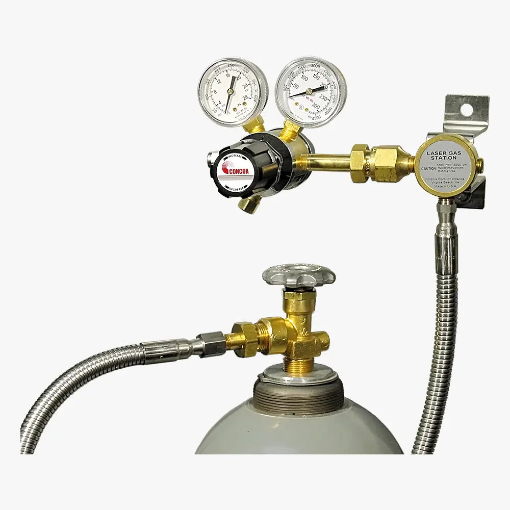 CONCOA 6255275-01-72 | 625 Series Laser Gas Station | Argon/Helium, 5270 Regulator, 1 Flowmeter, 580, 72 in