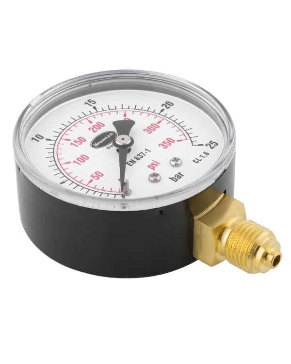 Brannan 34/463/0 | General Purpose Pressure Gauge | 63 mm, 0 to 250 bar, 1/4 in BSP bottom - generaltechuae (2)