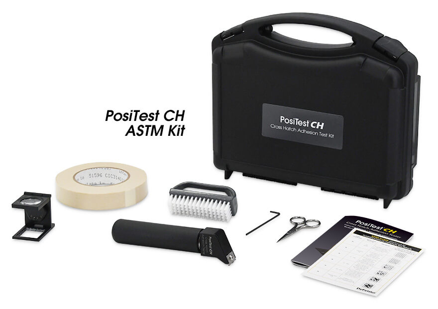 DeFelsko CHKITASTM6X2 | PosiTest CH Cross Hatch Adhesion Tester Kit | ASTM D3359, 2 mm / 6 teeth Blade - generaltechuae