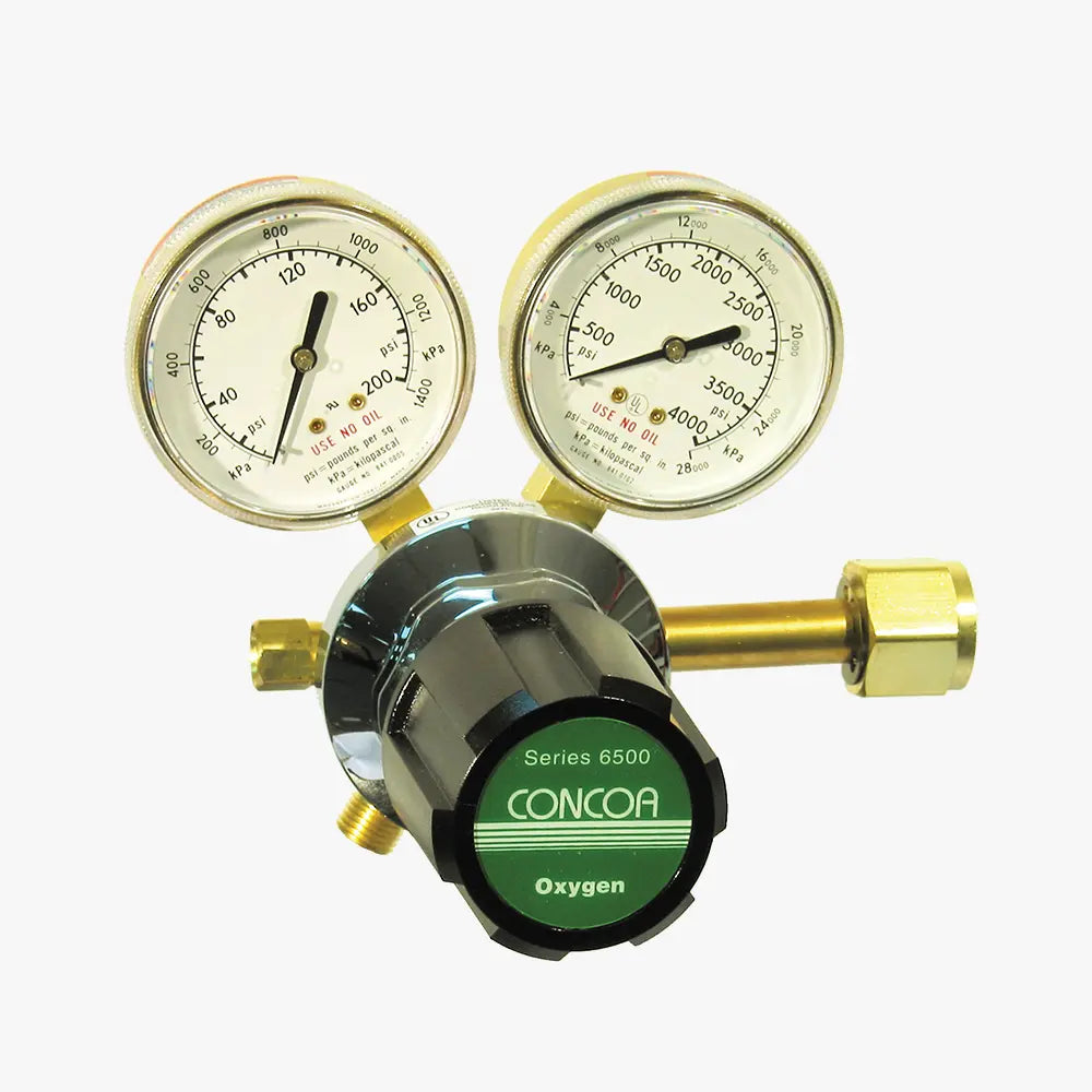 CONCOA 8066503-01-1 | 6500 Series Industrial Cylinder Regulator | Industrial Air, CGA 590, 120 PSIG