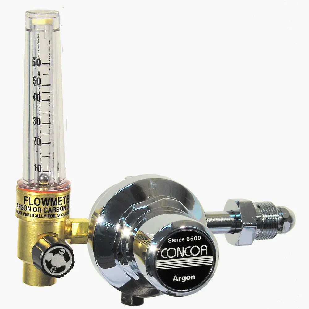 CONCOA 8066534-01-1 | 6530 Series Liquid Cylinder Flowmeter Regulator | Gas-saver, Argon/CO2, Dual Flowmeter