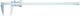 Mitutoyo 160-106 Nib Jaw Fine Adjustment Vernier Caliper 0-1000mm / 0-40", Graduation 0.02 mm / .001"